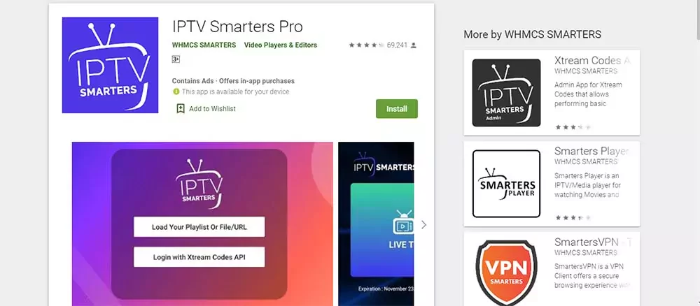 installer iptv smarters pro sur votre android 